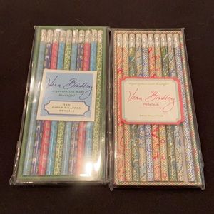 NWT set of two Vera Bradley pencils